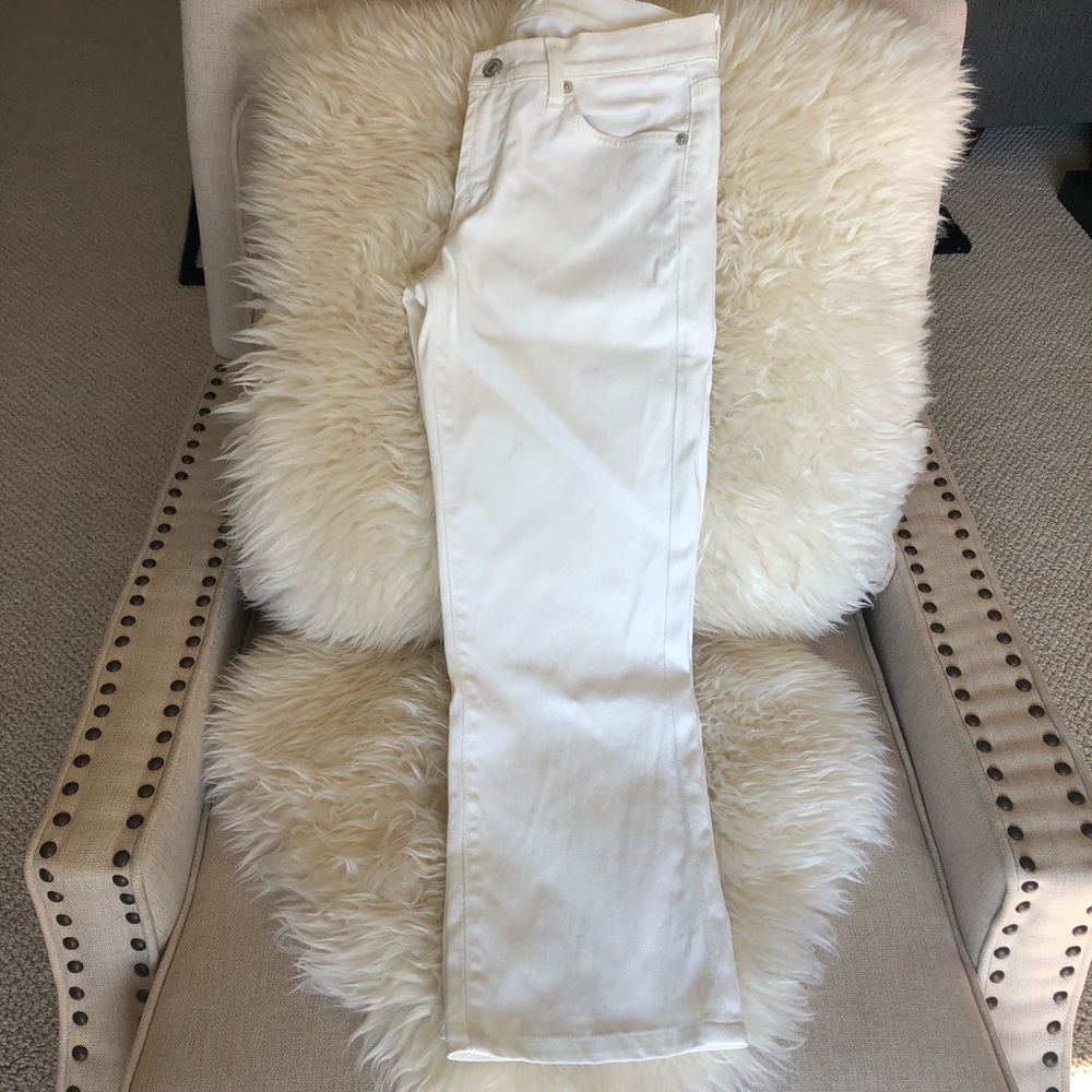 7 FAM cropped bootcut jeans